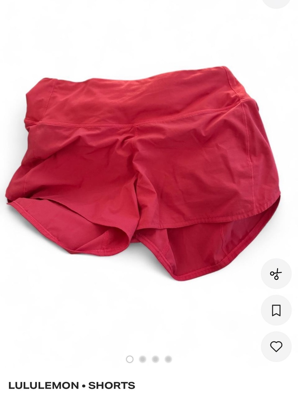 lululemon athletica Women’s Pink Athletic Shorts